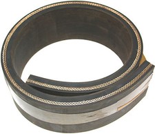 1500x150x20mm mit Gewebe Gummiauflage Gummistreifen Schürfleiste Bootstrailer