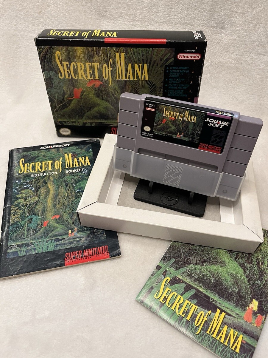 Boite Seule MYSTIC QUEST Pal fr avec notice et carte - Retrogameshop