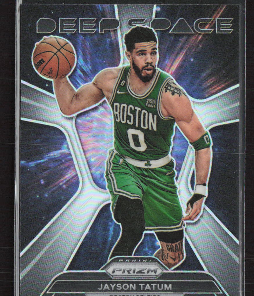2023-24 Panini Prizm #10 Jayson Tatum Deep Space Prizms Silver Celtics (U)
