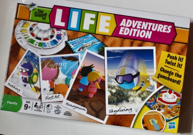 The Game Of Life Adventure Edition Hasbro Family Board Game SEALED Brand New