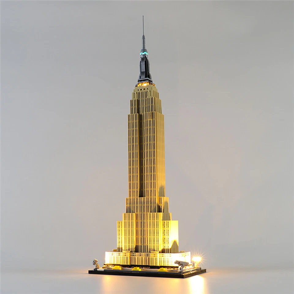 LED Light Kit For 21046 LEGOs Architecture Empire State Building Bricks Set - Image 3 of 4