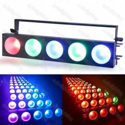 DMX Led COB Blinder RGB Pixel Matrix LED Bar Lights DJ 5*30W stage effect lights