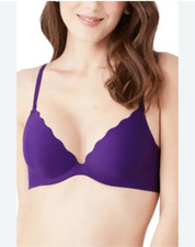 B.Tempt'd by Wacoal b.wow'd Push-Up Bra NWT Purple/Animal Print 32C