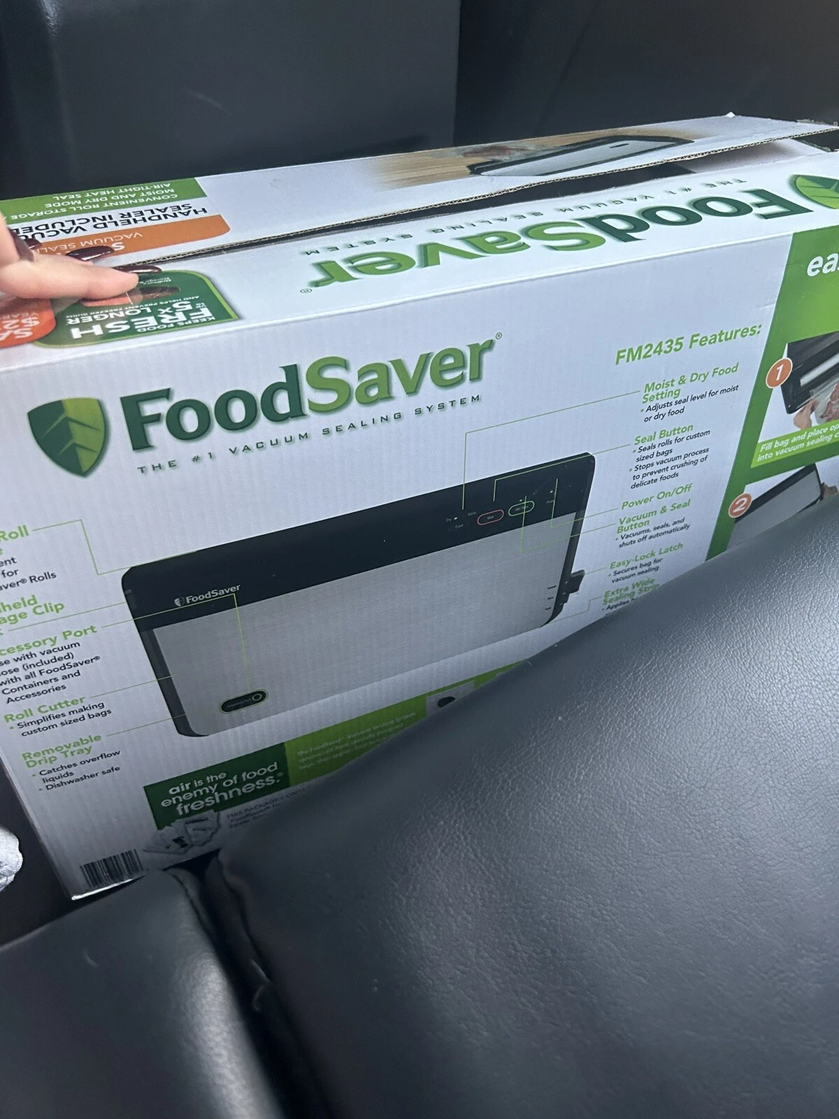 FoodSaver Seal-a-Meal Vacuum Food Sealer with Starter Bags - White/Gray...