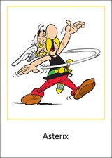 ADESIVO STICKER Serie Personaggi Fumetti Asterix