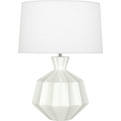 Robert Abbey Orion 1 Light Table Lamp, Lily Glazed Ceramic - LY999