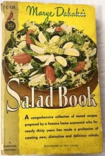 Marye Dahnke's Salad Book Cookbook 1954, 1st Printing Paperbook