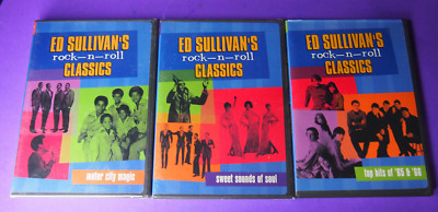 Ed Sullivans Rock & Roll Classics 3-DVD Set - Top Hits 65 & 66 Souds of Soul ++