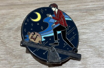 bts fanmade enamel pin suga min yoongi seesaw bt21 shooky