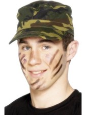 Smiffys Captain’s Cap – Lustige Stoff-Kapitänsmütze Mit PVC-Schirm Für Kostümpartys