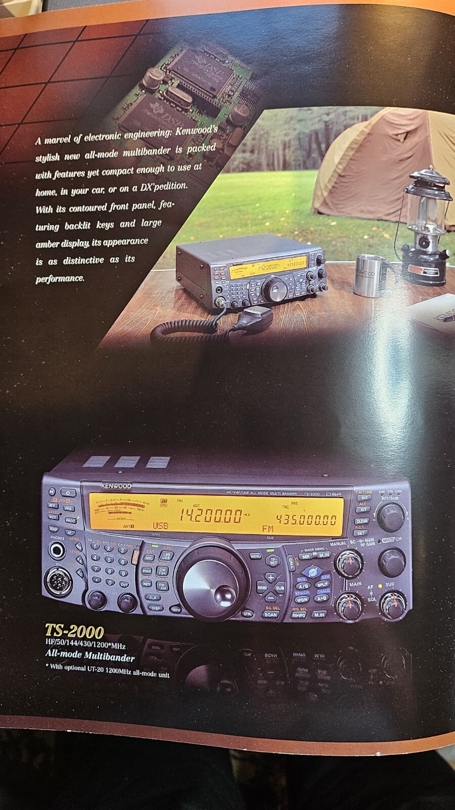 Kenwood TS2000E Ham Radio hf vhf uhf transceiver Boxd Manuals & Inv HF