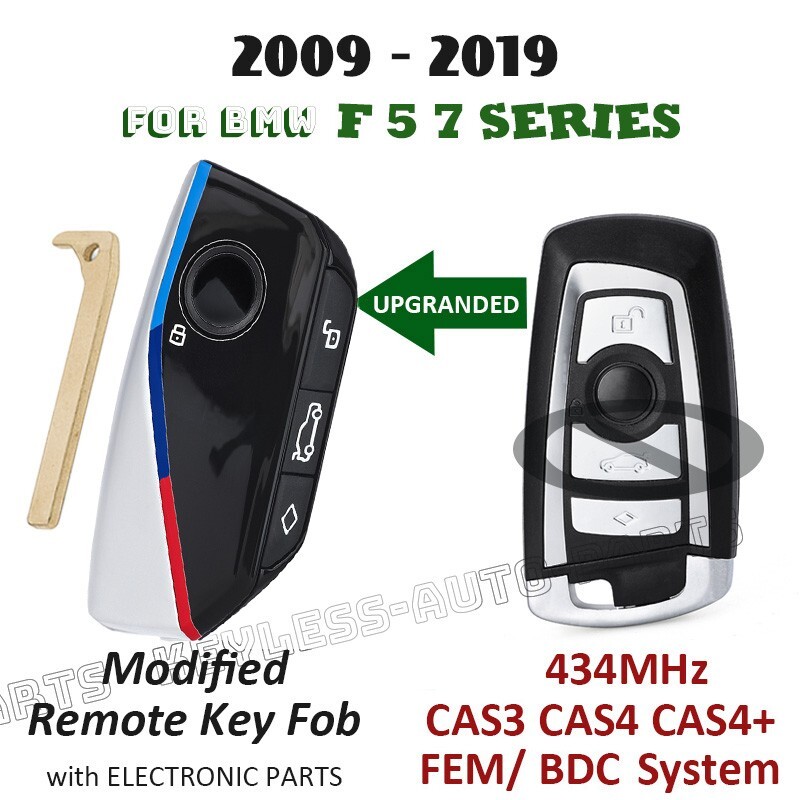 434MHz CAS4 CAS4+ for BMW 5 7 Series F Chassis FEM/ BDC Smart Remote Key Fob