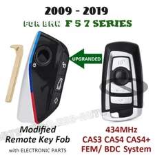 434MHz CAS4 CAS4+ for BMW 5 7 Series F Chassis FEM/ BDC Smart Remote Key Fob