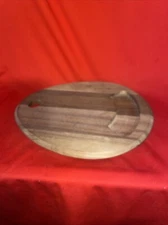 Acacia Wood Cheese Board 10” X 8”- Estate Find