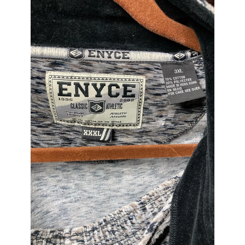 Traje de Pista Enyce Clásico Atlético Gris/Negro 3XL Terciopelo Usado  Foto 4 de 4