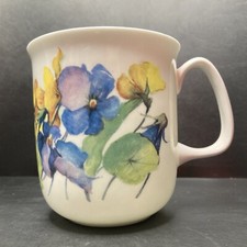 Vintage Rose of England Sweet Pea Fine Bone China Mug England *Scratched*