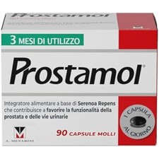Prostamol 90 Capsule Molli - Integratore Alimentare a base di Serenoa repens (32