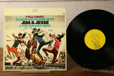 Jim & Jesse And The Virginia Boys Y´ALL COME! Vinyl LP Epic BN 26144 Promo! NM !