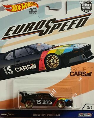 Hot Wheels Premium BMW M1 PROCAR SCHWARZ CAR CULTURE EUROSPEED