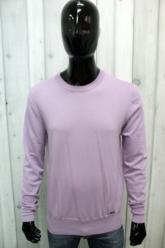 LIU JO Uomo Taglia L Maglione Lana Sweater Man Italy Maglia Pullover  Maglietta | eBay