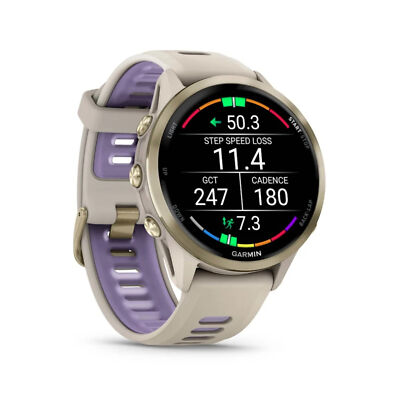 ラウンド用品・アクセサリー GARMIN Forerunner 970 French Grey/Indigo Garmin Forerunner 970 Soft Gold Titanium w/ French Gray/Indigo