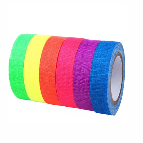 Fluorescent Cotton Tape Stage Night Light Glow Tape Film KTV FH - Picture 2 of 9