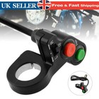 22mm Motorcycle Electric Bike Handlebar Light Horn Signal Indicator Switch Kit