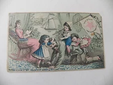 VICTORIAN TRADE CARD THE DOMESTIC SEWING MACHINE CO.
