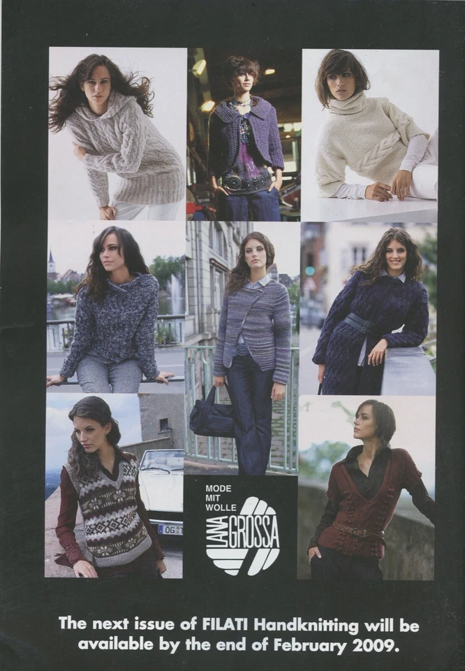 Lana Grossa Filati Issue 35 Knitting and Crochet Pattern Book - 42 Designs Women - Image 2 of 4