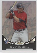 2010 Topps Finest Refractor 56/599 Tommy Manzella #129 fm0