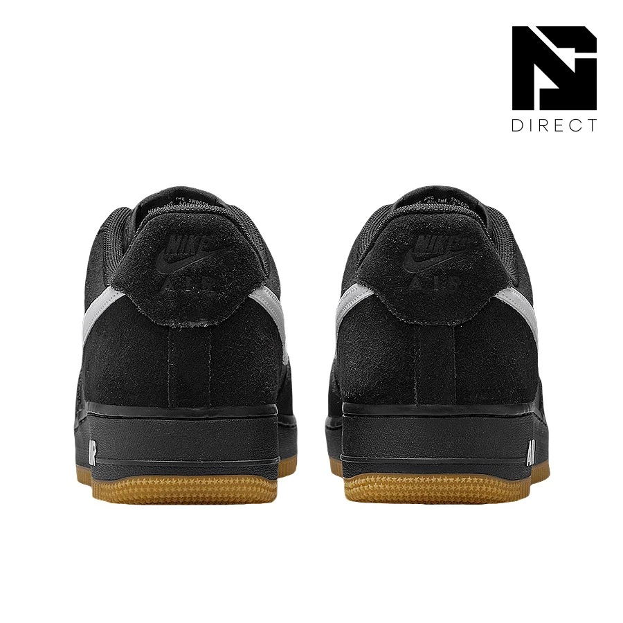 Nike Air Force 1 Low '07 LV8 Black Gum Light Brown White IB6388 001 Men's Size - Image 4 of 4