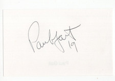 Paul Gait Signed Index Card / Autographed Lacrosse Legend