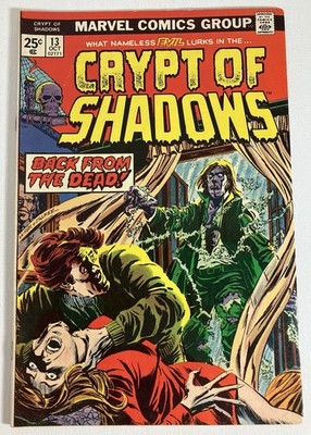 Crypt Of Shadows #13 (1974) - ''Back From The Dead!'' - Marvel Bronze-Age Horror!