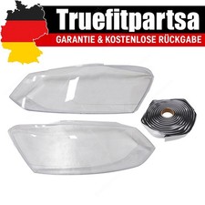 2x Streuscheibe Hauptscheinwerfer Glas für VW Polo 6C1 6R1 Mit Schlangenkleber  