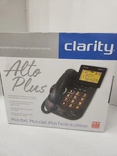 Clarity AltoPlus Amplified Loud Big Button w/ Display Corded Phone Hearing Loss 