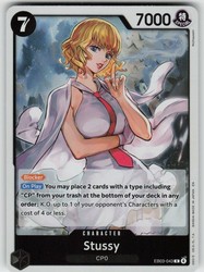 Stussy EB03-043 Rare Extra Booster: One Piece Heroines Edition Foil