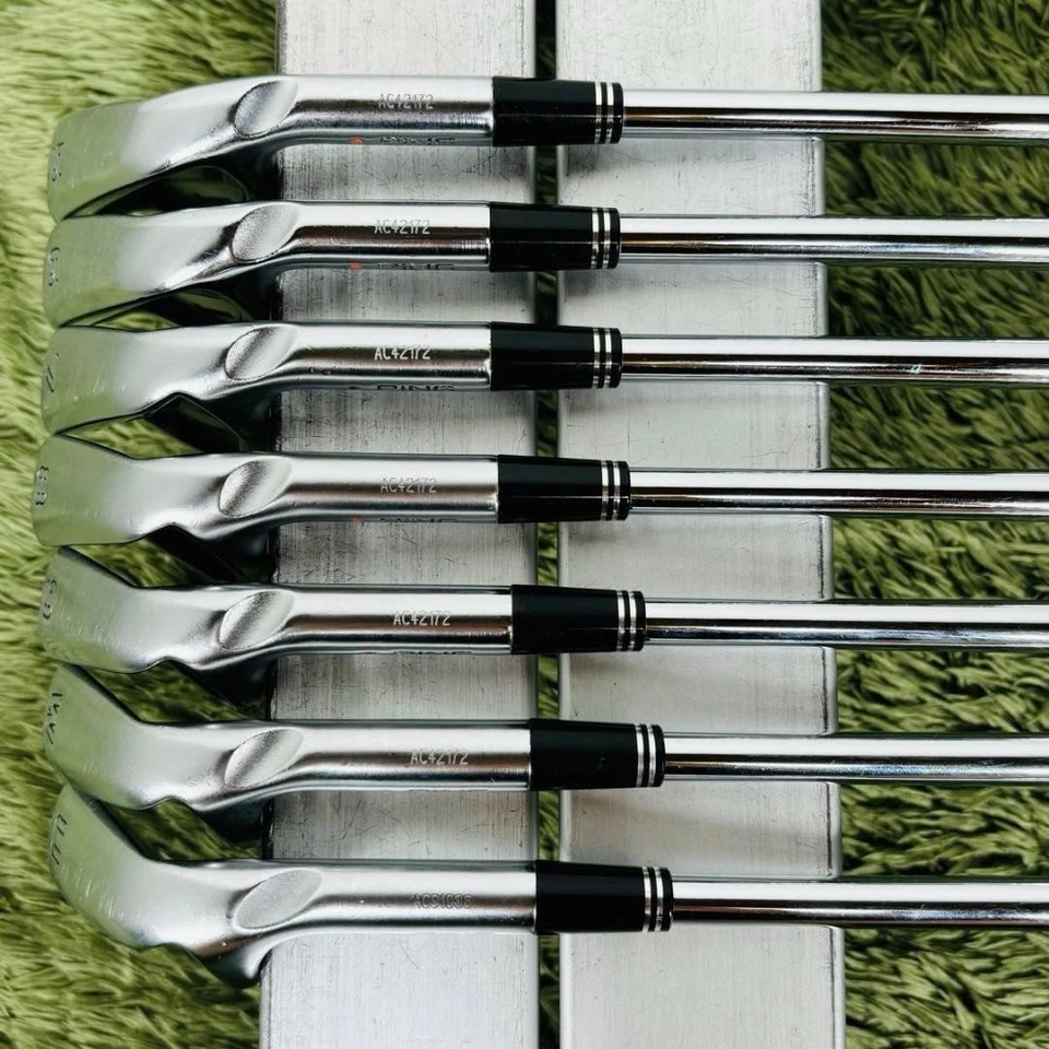 Ping i210 Iron Set 5-9+Pw+Uw Ns Pro Modus3 Tour120 Flex-X 7pcs Right-Handed Used - Image 4 of 4