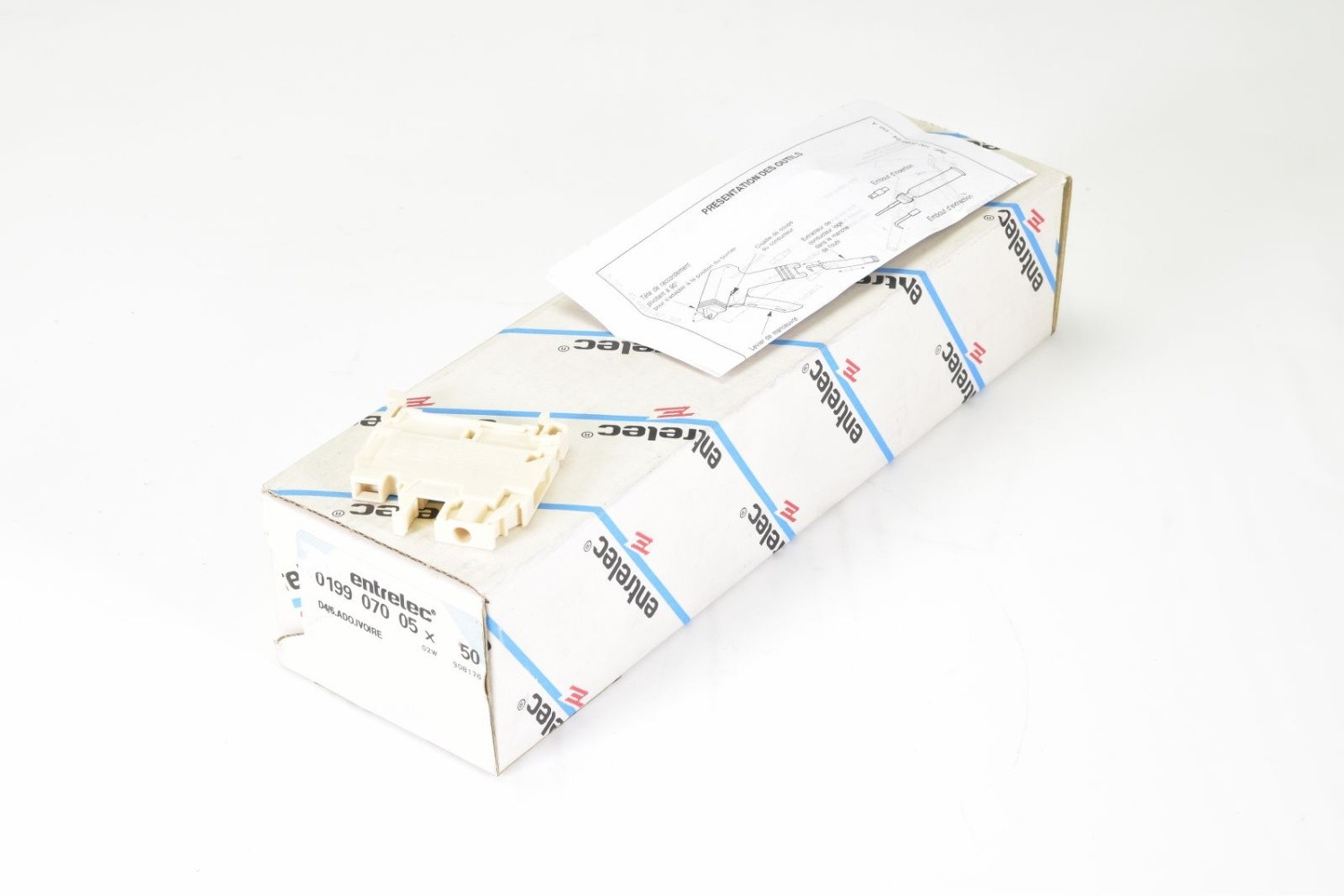 ENTRELEC 0199 070 05, D4/6.ADO.IVOIRE, Terminal Block, (1PU=50Pcs.)