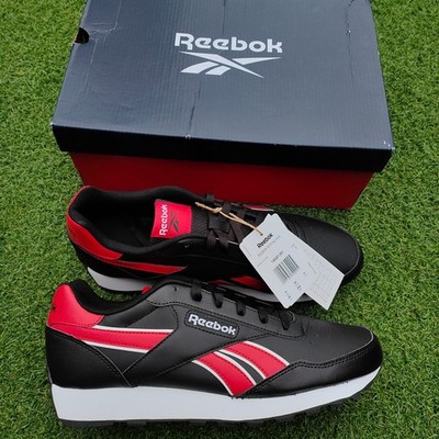 Reebok Rewind Run Herren klassische Leder Turnschuhe 9 UK neu #