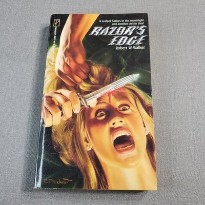 Razor's Edge Robert W. Walker 1989 First Printing Horror Thriller Pinnacle Books
