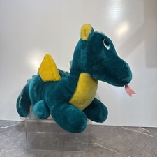 VINTAGE 1987 Puff The Magic Dragon Plush Fun Farm Stuffed Animal Dakin Doll Toy