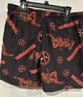 Marvel Deadpool Men’s Swim Shorts L Black/Red Drawstring Lined — photo 4