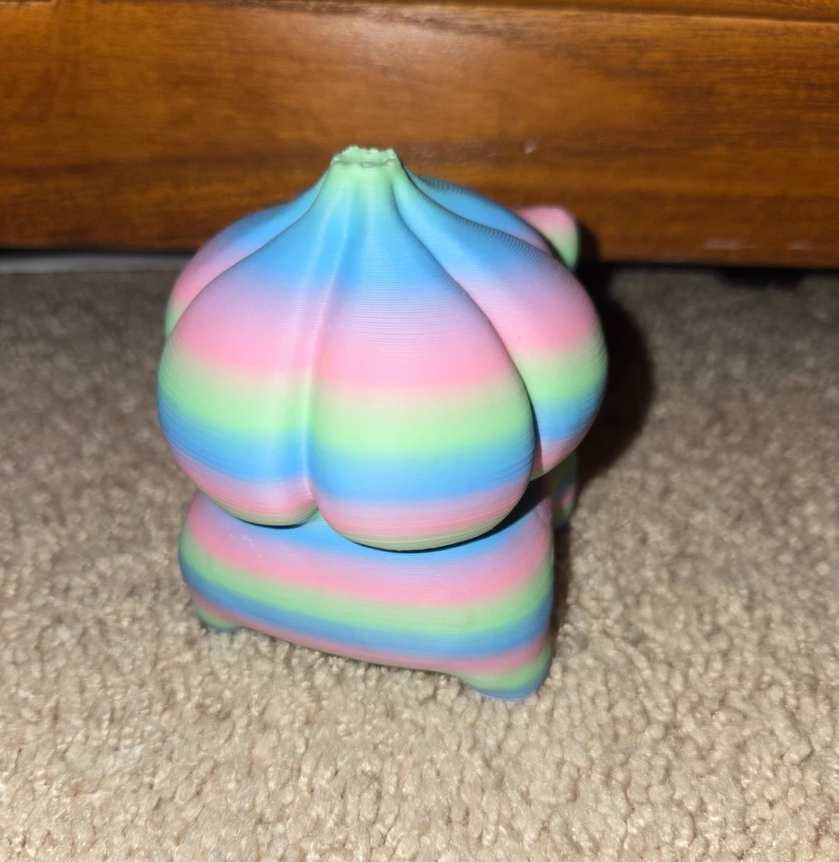 Figura Pokemon Bulbasaur personalizada impresa en 3D Foto 4 de 4