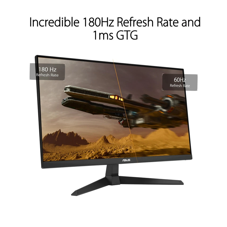 ASUS TUF Gaming 23.8 inch Monitor Full HD 180Hz IPS FreeSync ELMB 1ms - Image 3 of 4