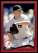 2014 Topps Update #US-171 Chase Whitley Target Red Border New York Yankees RC