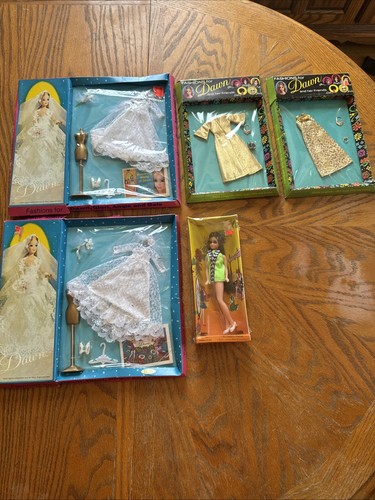Vintage Dawn Doll and Clothing Lot