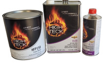 High Teck HFP150 Frost White Basecoat Paint Gallon GM WA8624 & 8100 Clearcoat