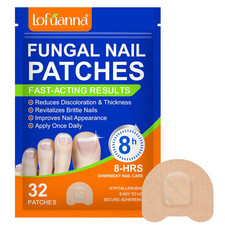 Extra Strength Toenail Treatment - 32 Pcs Nighttime Nail Patches, Overnight Toe