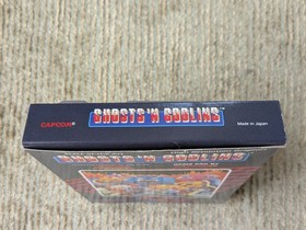 Ghosts 'N Goblins CIB 1st Print Unpunched Hangtab 5 Screw Nintendo NES Complete