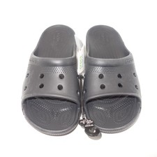 NEW Crocs Coast Slides Sandals Slip On Black Unisex Men's 7 Women's 9